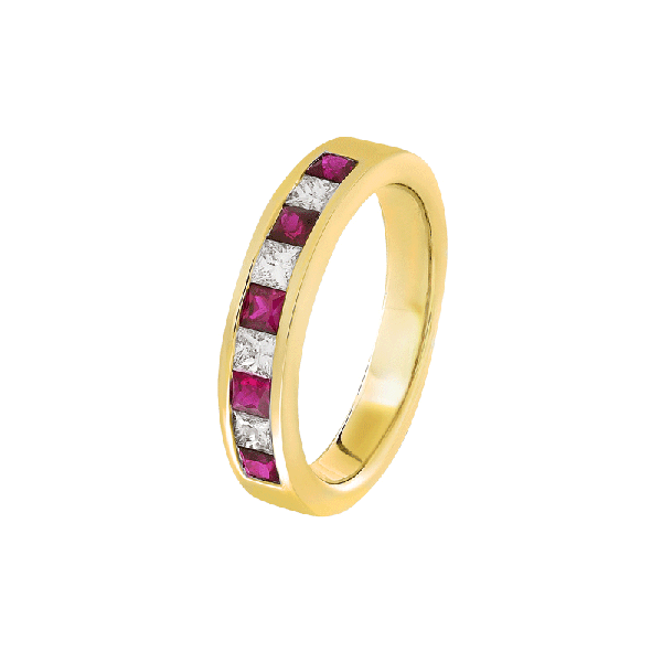 18ct Gold Ruby Rings