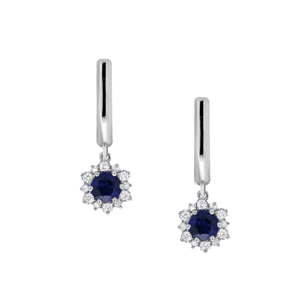 18ct Gold Sapphire Earrings