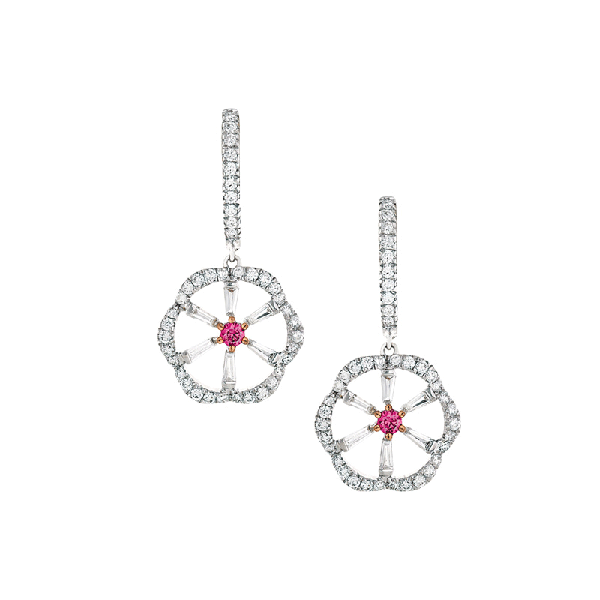 18ct Gold Tourmaline Earrings