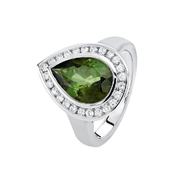 18ct Gold Tourmaline Rings