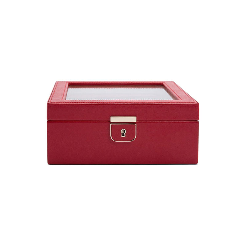 Wolf Palermo 6 Piece Watch Box Red