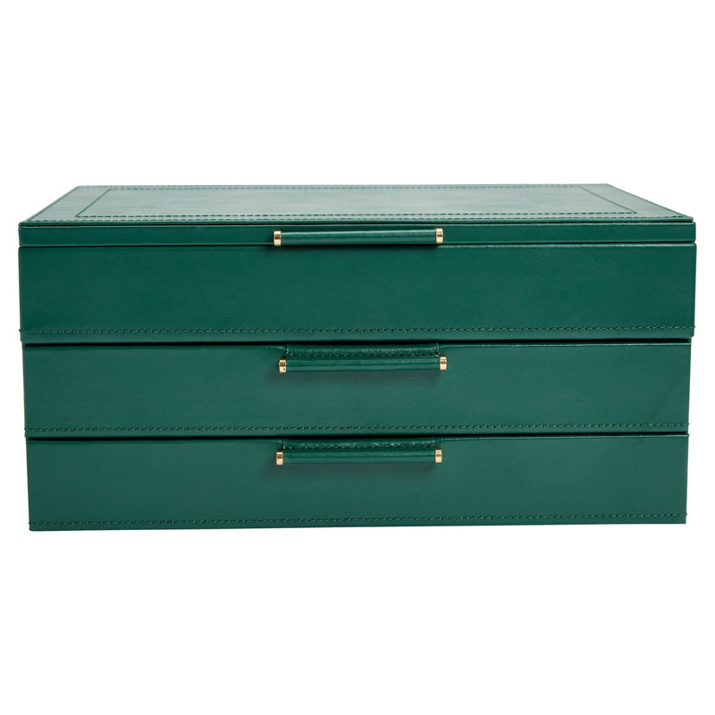 Wolf Sophia Jewellery Box Forrest Green