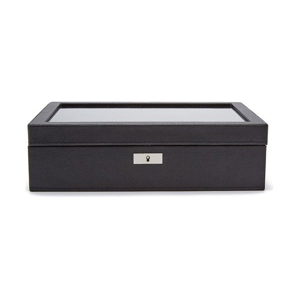 Wolf Roadster 10 Pc Watch Box Black