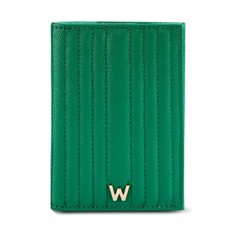 Wolf Mimi Passport Sleeve Forest Green