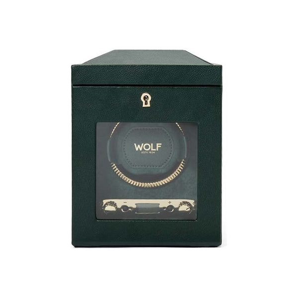 Wolf British Racing Single Watch Winder Green