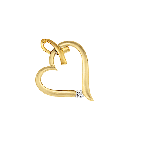 9ct Gold Heart Pendant