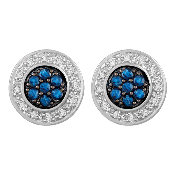 9ct Gold Sapphire Dress Earring