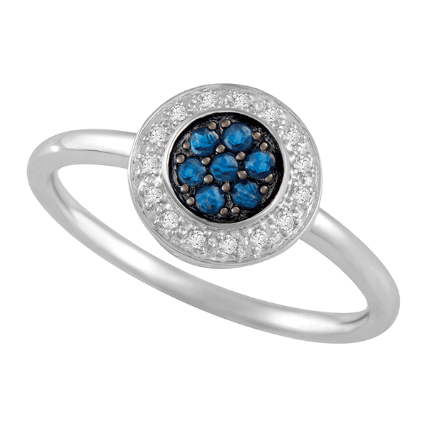 9ct Gold Sapphire Dress Ring