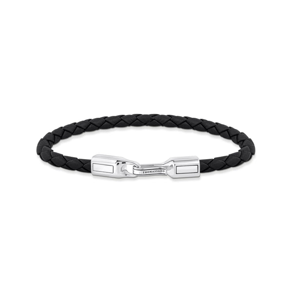 THOMAS SABO Black Leather Bracelet