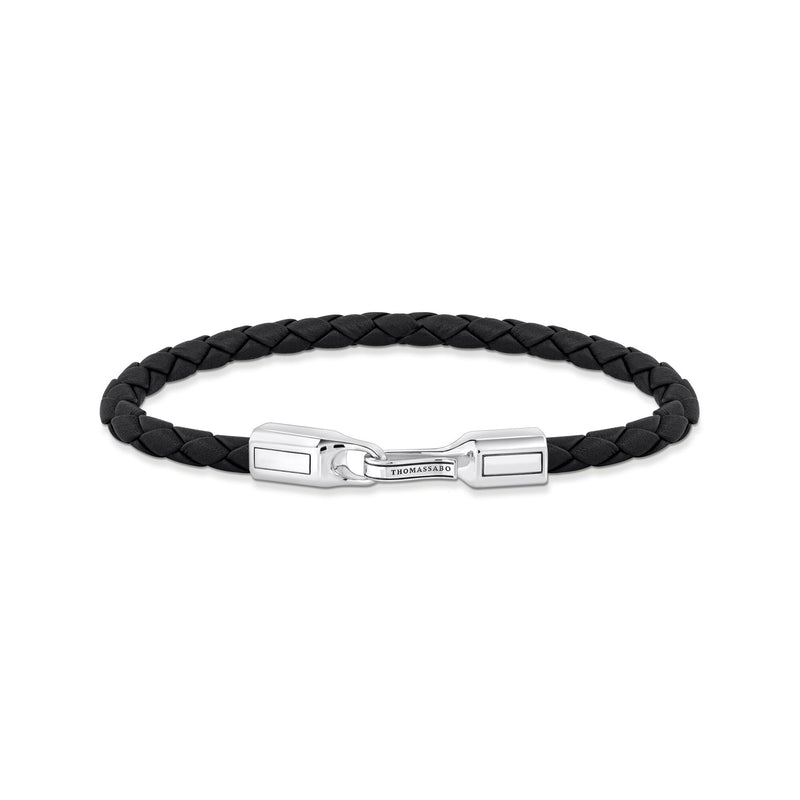 THOMAS SABO Black Leather Bracelet