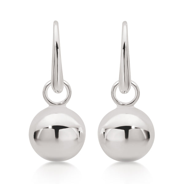 Silver ball drops 12mm