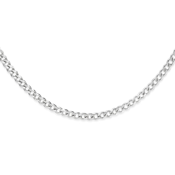 Sterling silver curb link chain