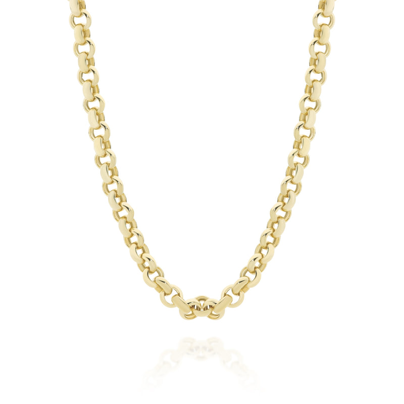 9ct gold necklace 46cm