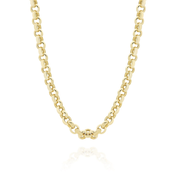 9ct gold necklace 51cm