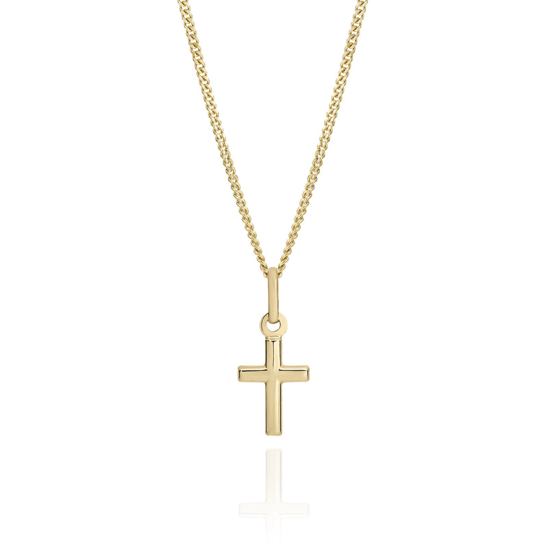 9ct gold cross pendant