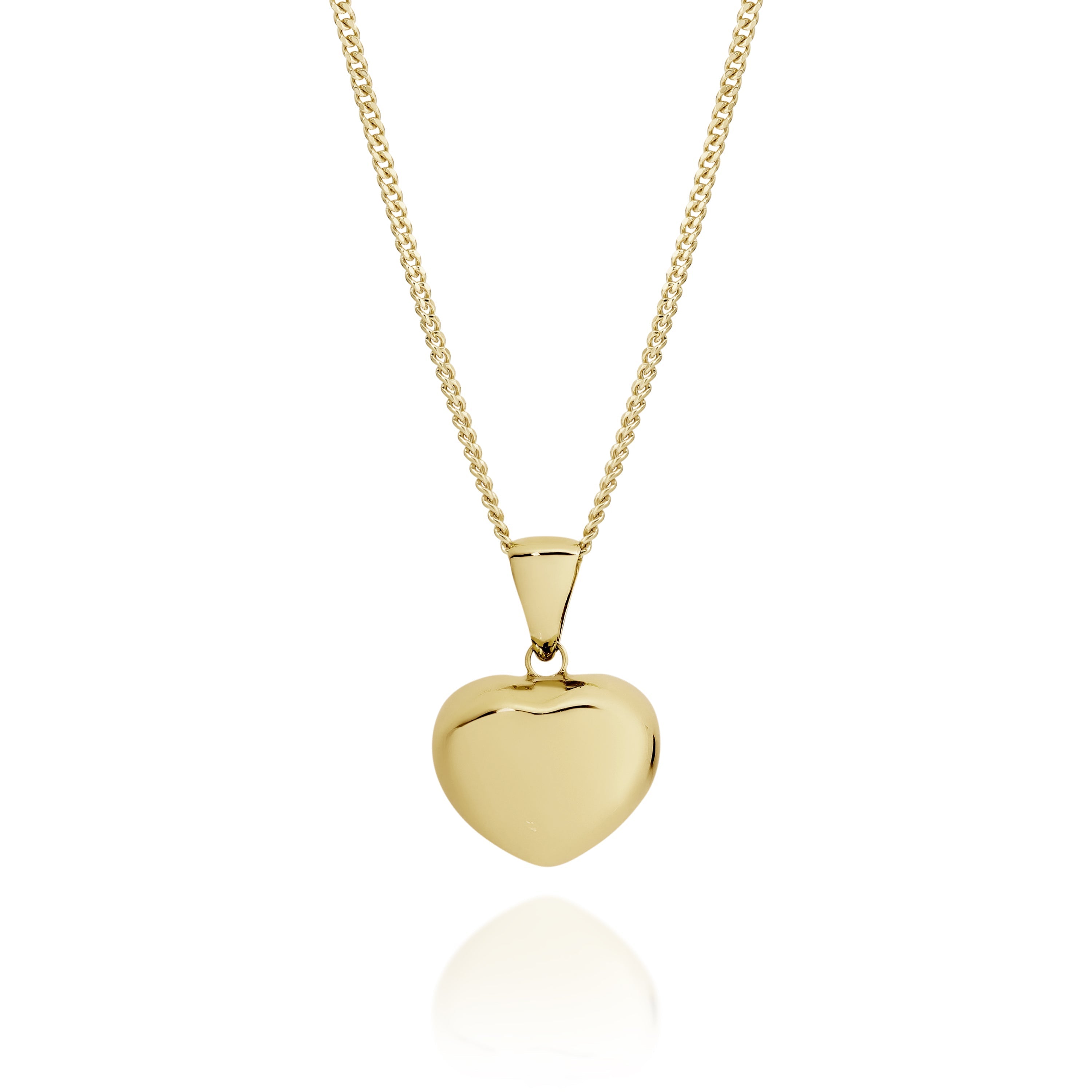 9ct gold heart pendant