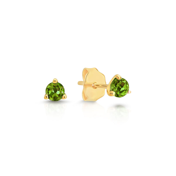 9ct peridot earrings