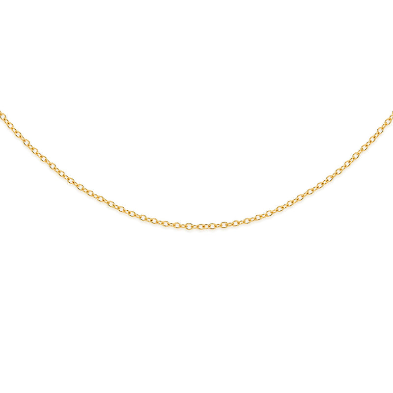 9ct gold cable chain