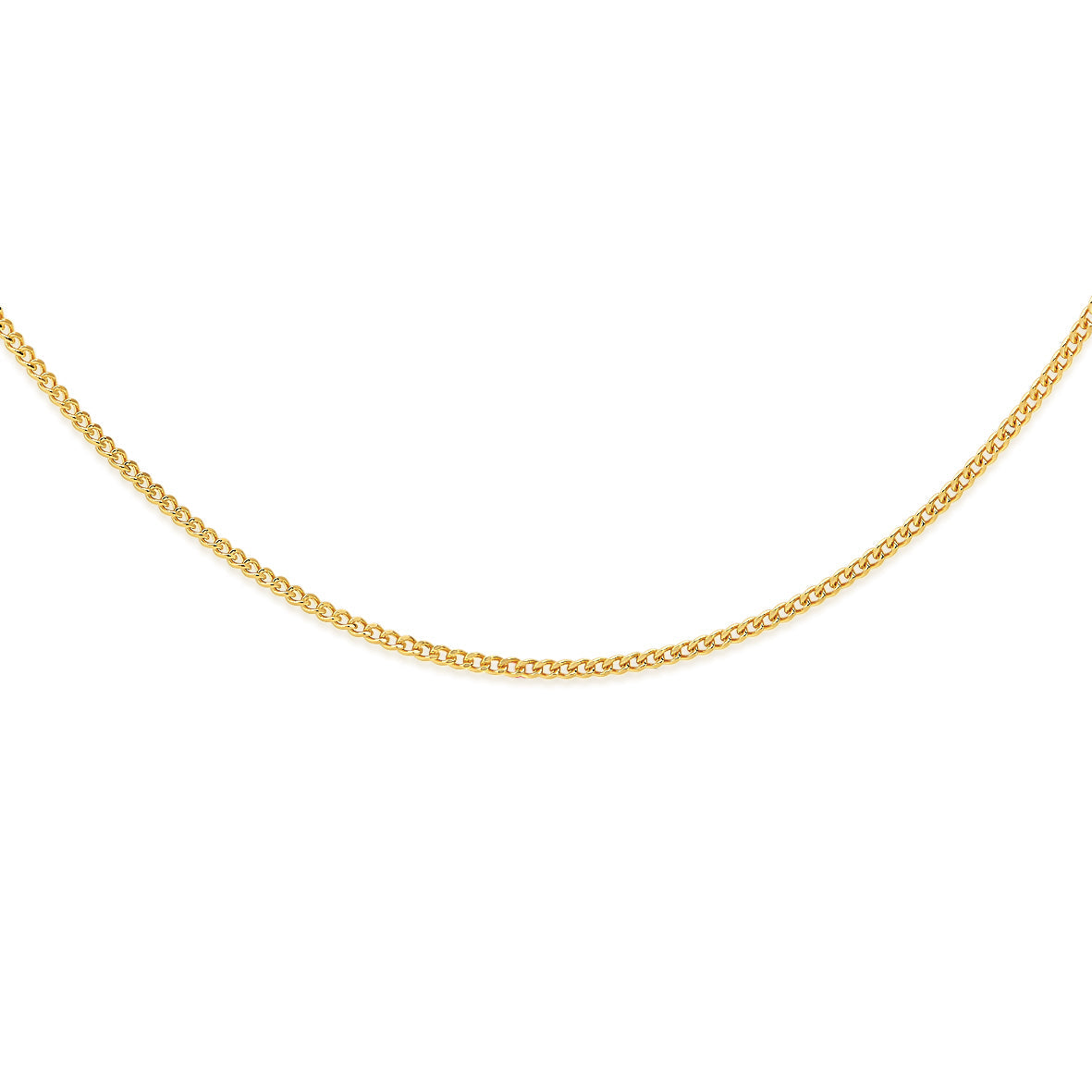 9ct gold curb chain