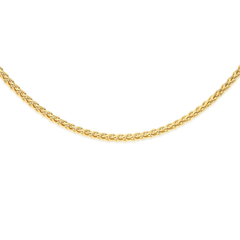 9ct gold wheat chain