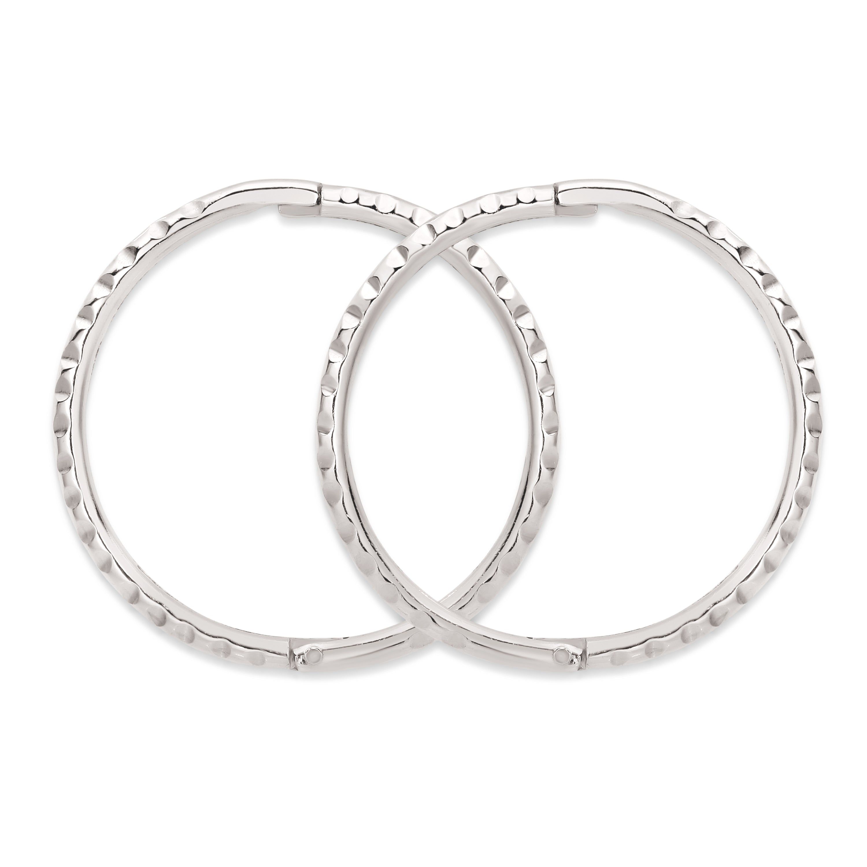Sterling silver large twist sleepers