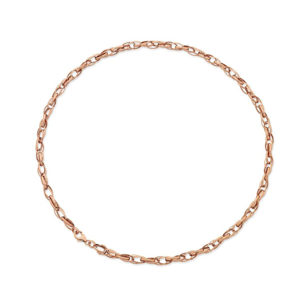 9Ct Rose Gold Silver Filled 50Cm Chain