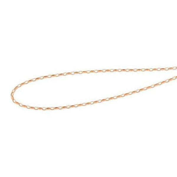 9Ct Rose Gold Silver Filled Chain