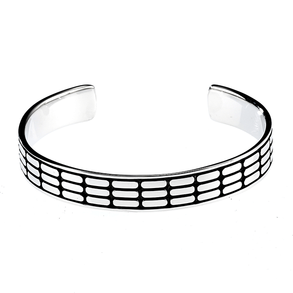 Cudworth Oxidised Sterling Silver Cuff
