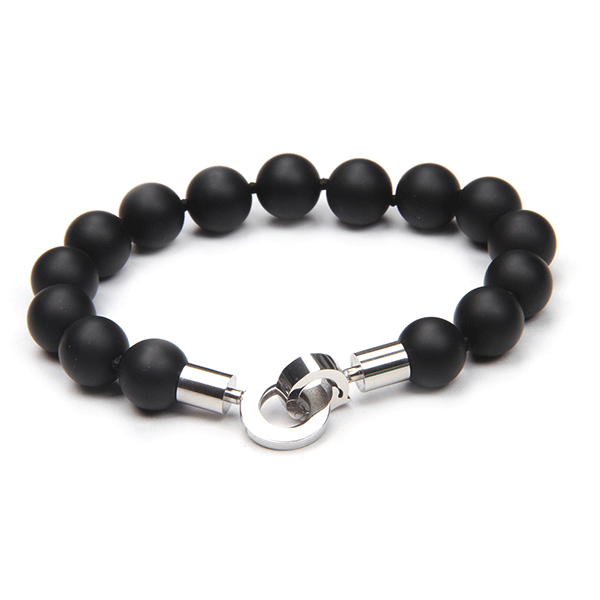 Stainless steel bead online bracelet