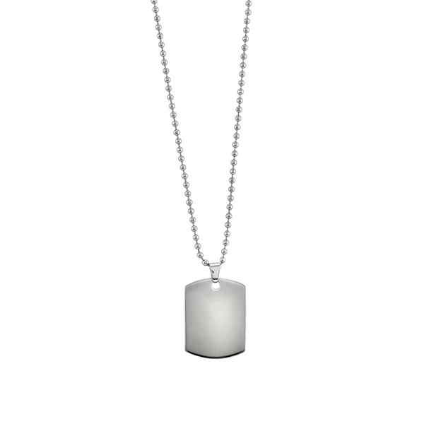 Cudworth Stainless Steel Single Dog Tag