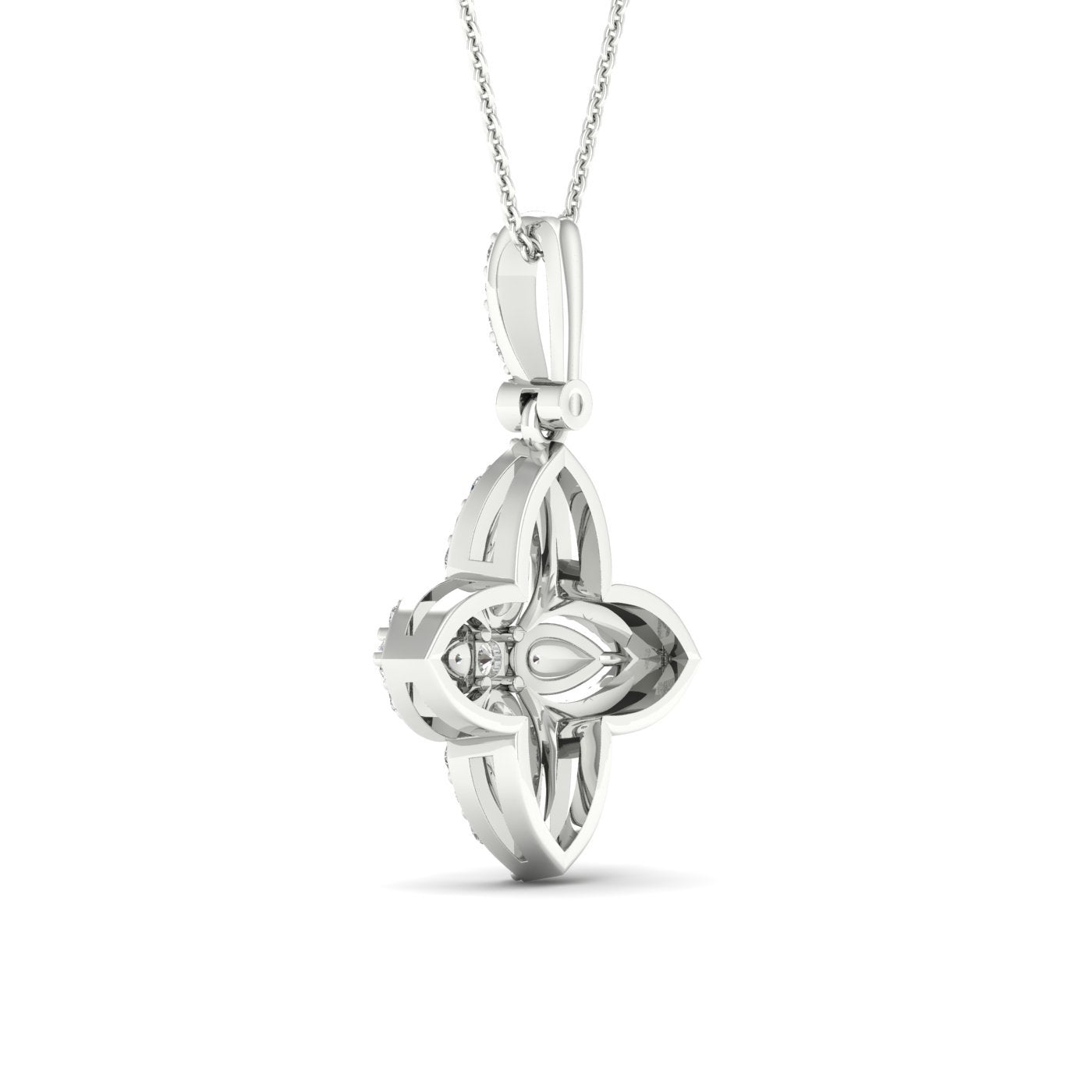 9Ct White Gold 0.25Ct Diamond Pendant