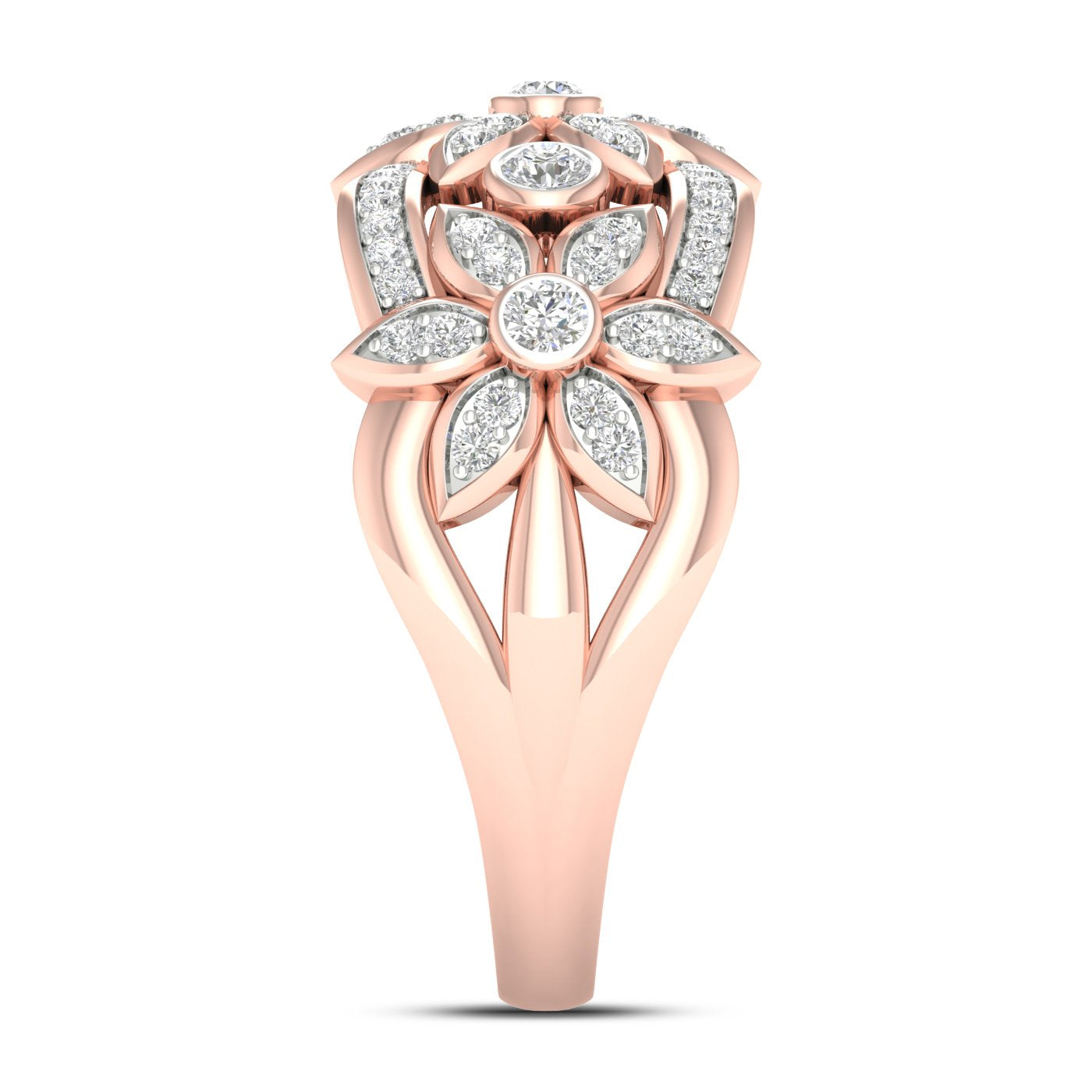 9Ct Rose Gold 0.33Ct Diamond Ring