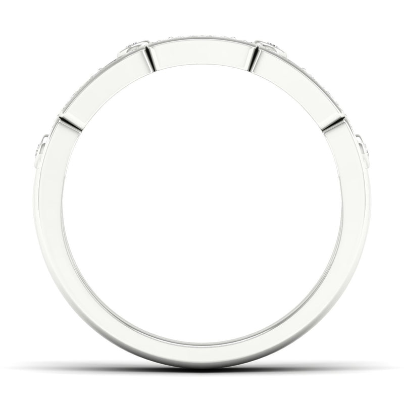 9Ct White Gold 0.25Ct Diamond Ring Set