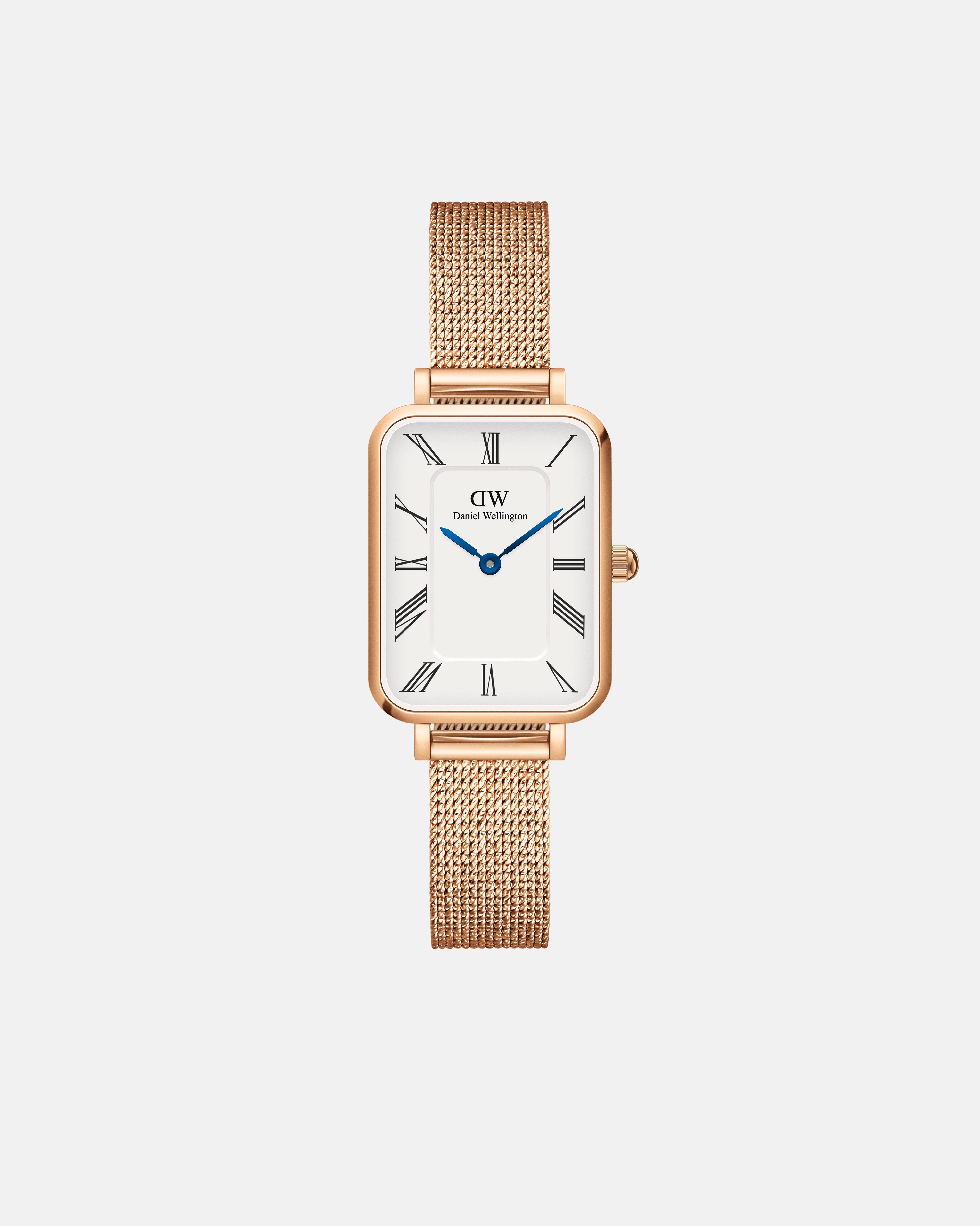 Daniel Wellington Quadro Roman Numerals 20x26 Melrose Rose Gold White