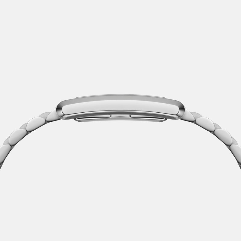 Daniel Wellington Bound 32x22 3-Link Silver White Watch