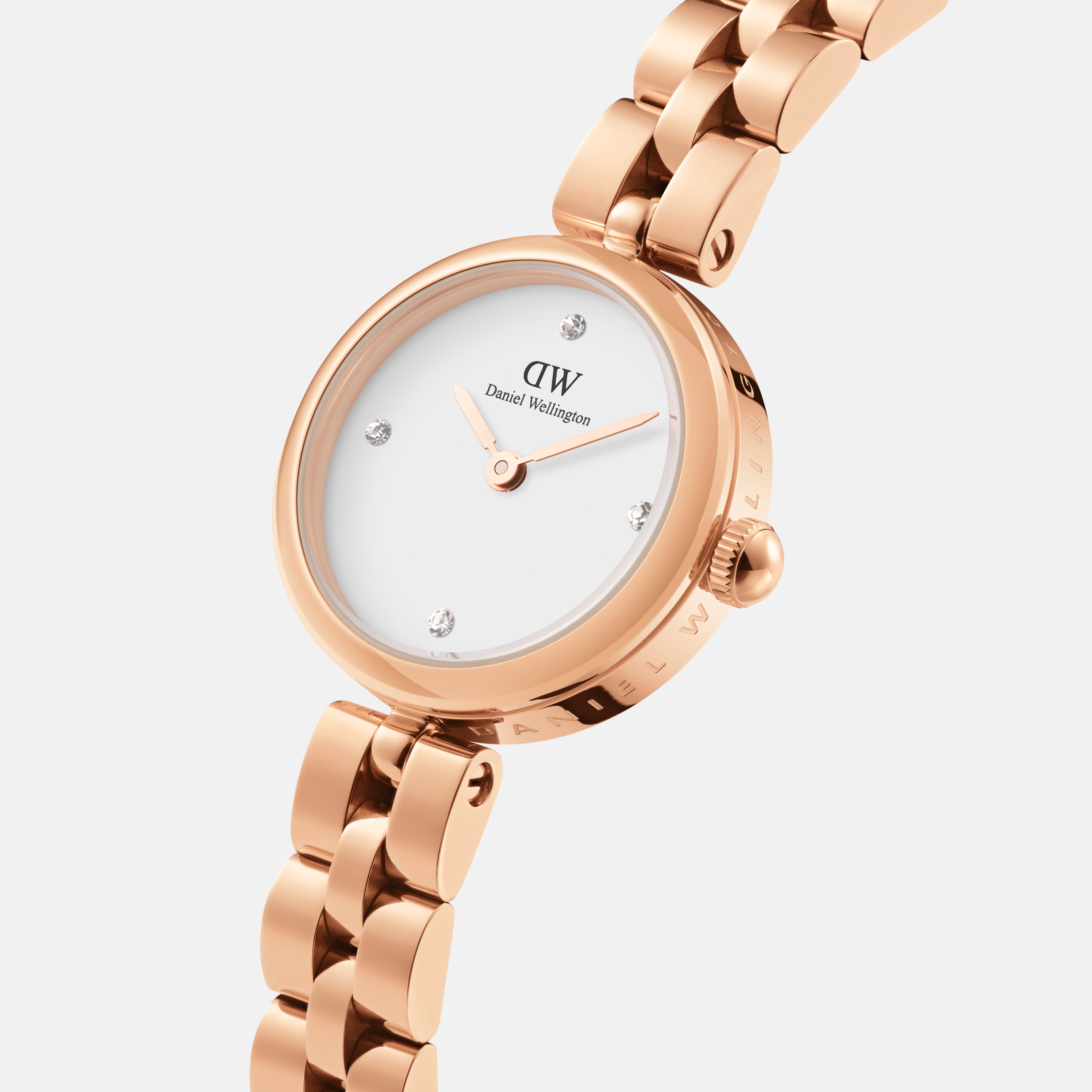 Daniel Wellington Elan Jewellery Watch 22 Rose Gold White Watch