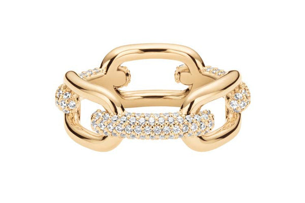 Daniel Wellington Crystal Link Ring Gold