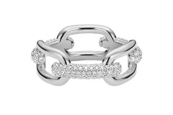 Daniel Wellington Crystal Link Ring Silver