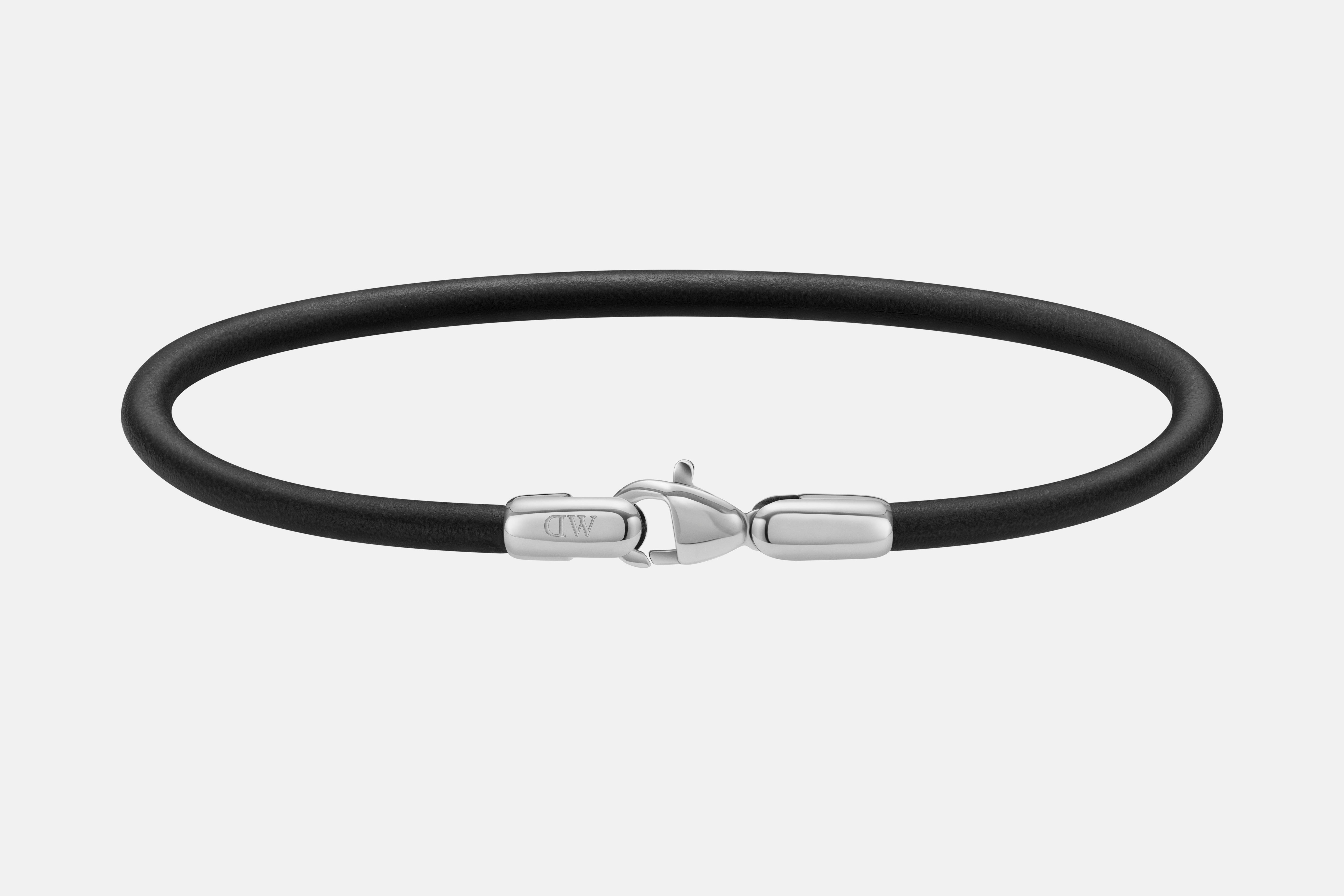 Daniel Wellington Leather Bracelet 2.8 Sheffield Silver