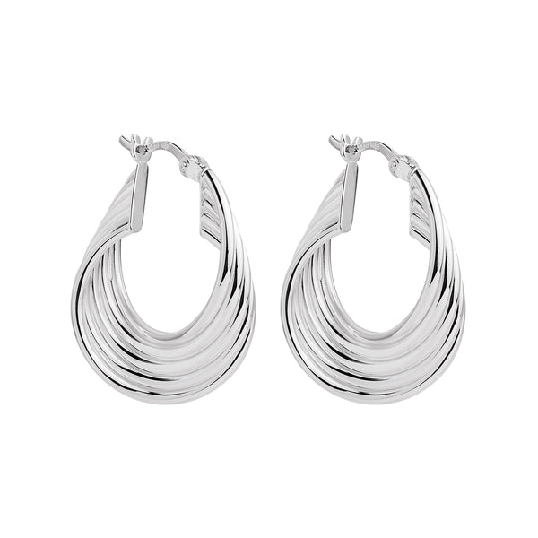 Revival Silver Hoop Earrings