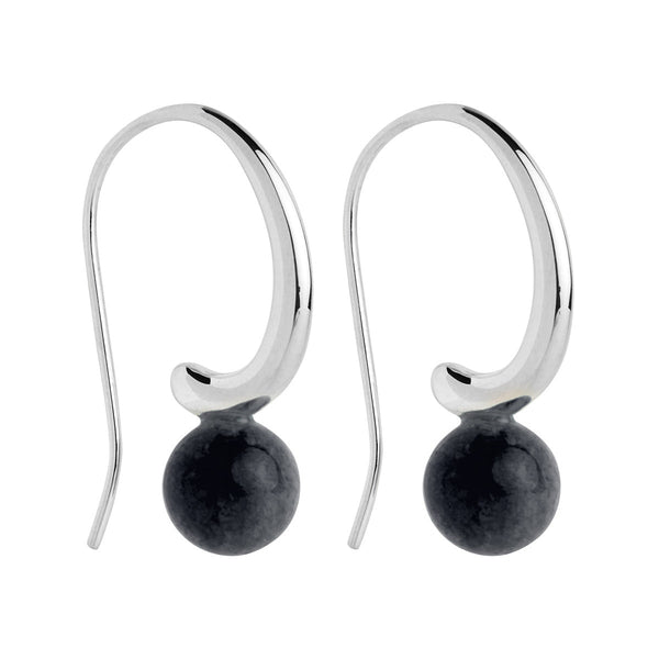 Fern Black Onyx Earring