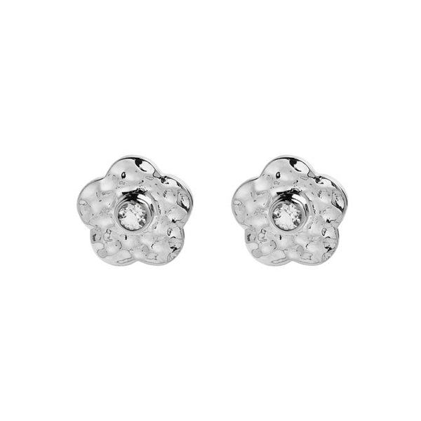 Forget-Me-Not Silver Stud Earring