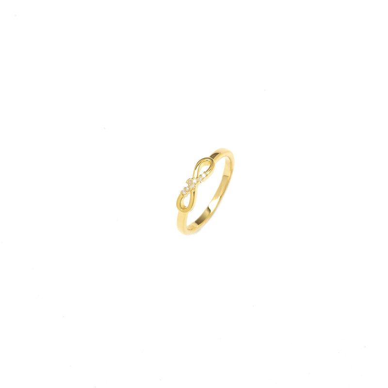 Diamonds by Georgini Seven Natural Diamond Infinity Ring Gold