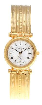 LADIES GP/STEEL SWISS QUARTZ 1/2 BANGLE WATCH