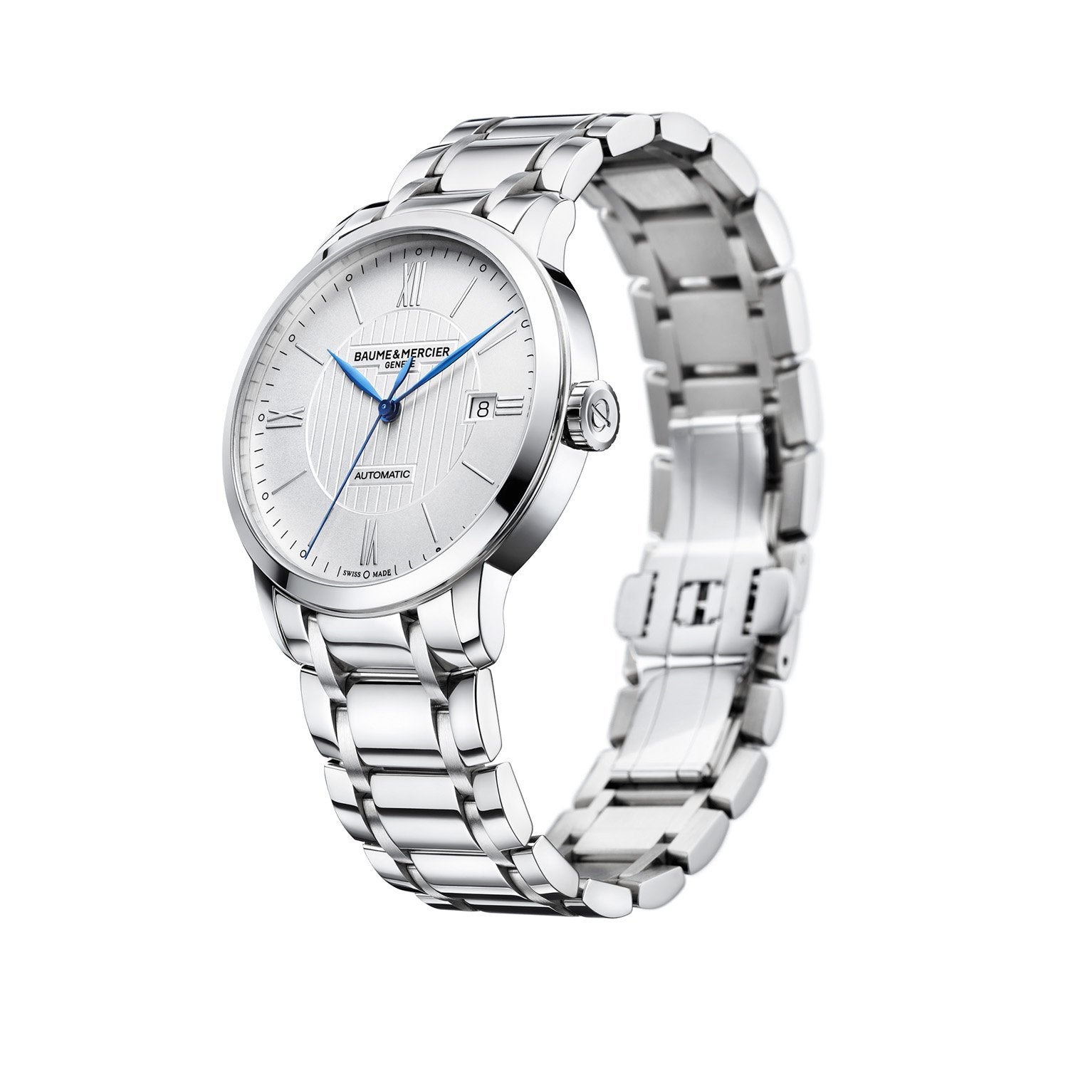 Baume & Mercier - Classima Automatic Diamond Stainless Steel 40mm Mens Watch