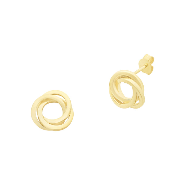 9ct Gold Silver Filled Stud Earrings