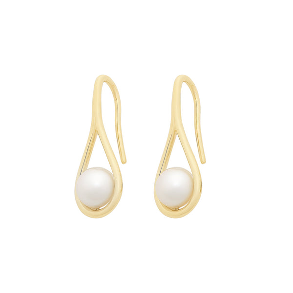 9ct Gold Freshwater Pearl Earrings