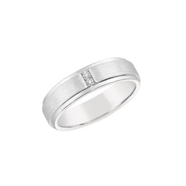 Sterling Silver Lab Grown Diamonds Gents Ring