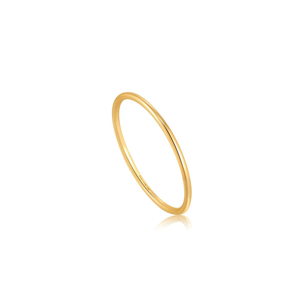 Ania Haie 14ct Gold Fine Band Ring
